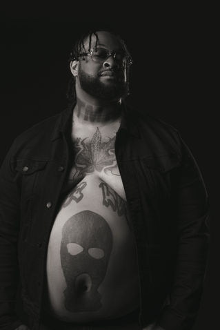 Mallio wears his heart and hood on his body, in a good way