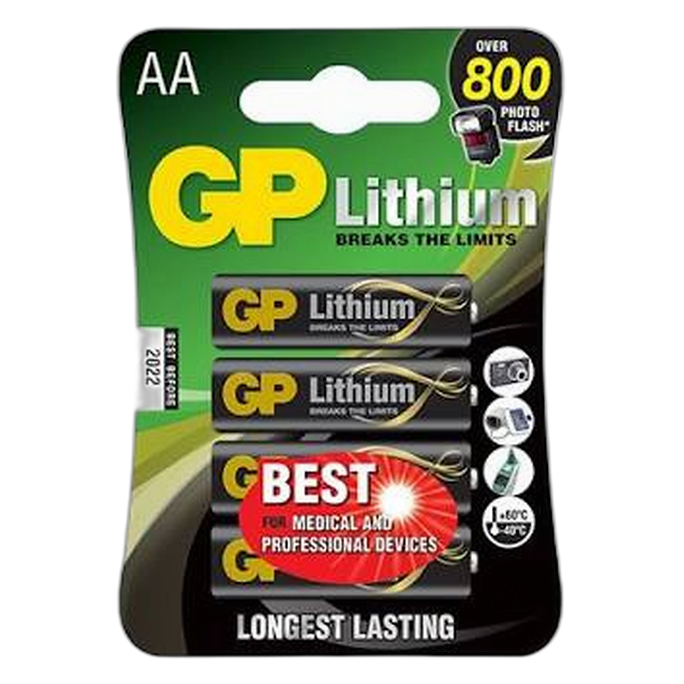 GP Lithium AAA 4pk
