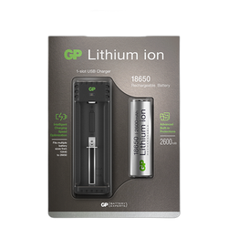 GP 18650 2600mAh Battery and Charger