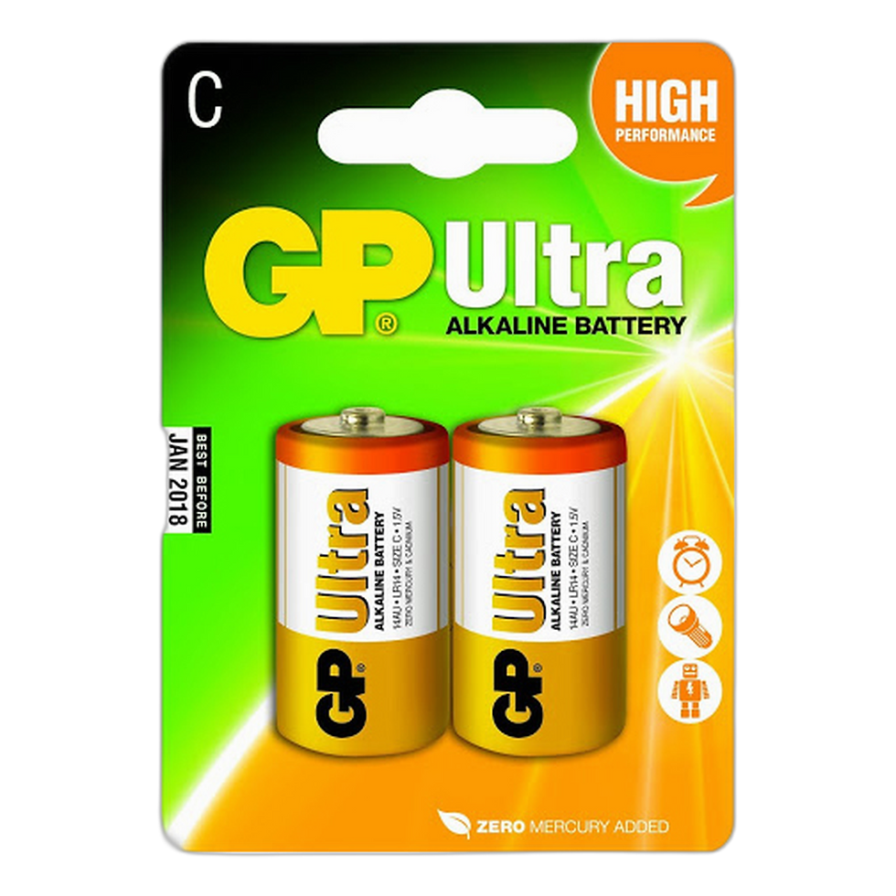 GP Ultra Alkaline C 2pk