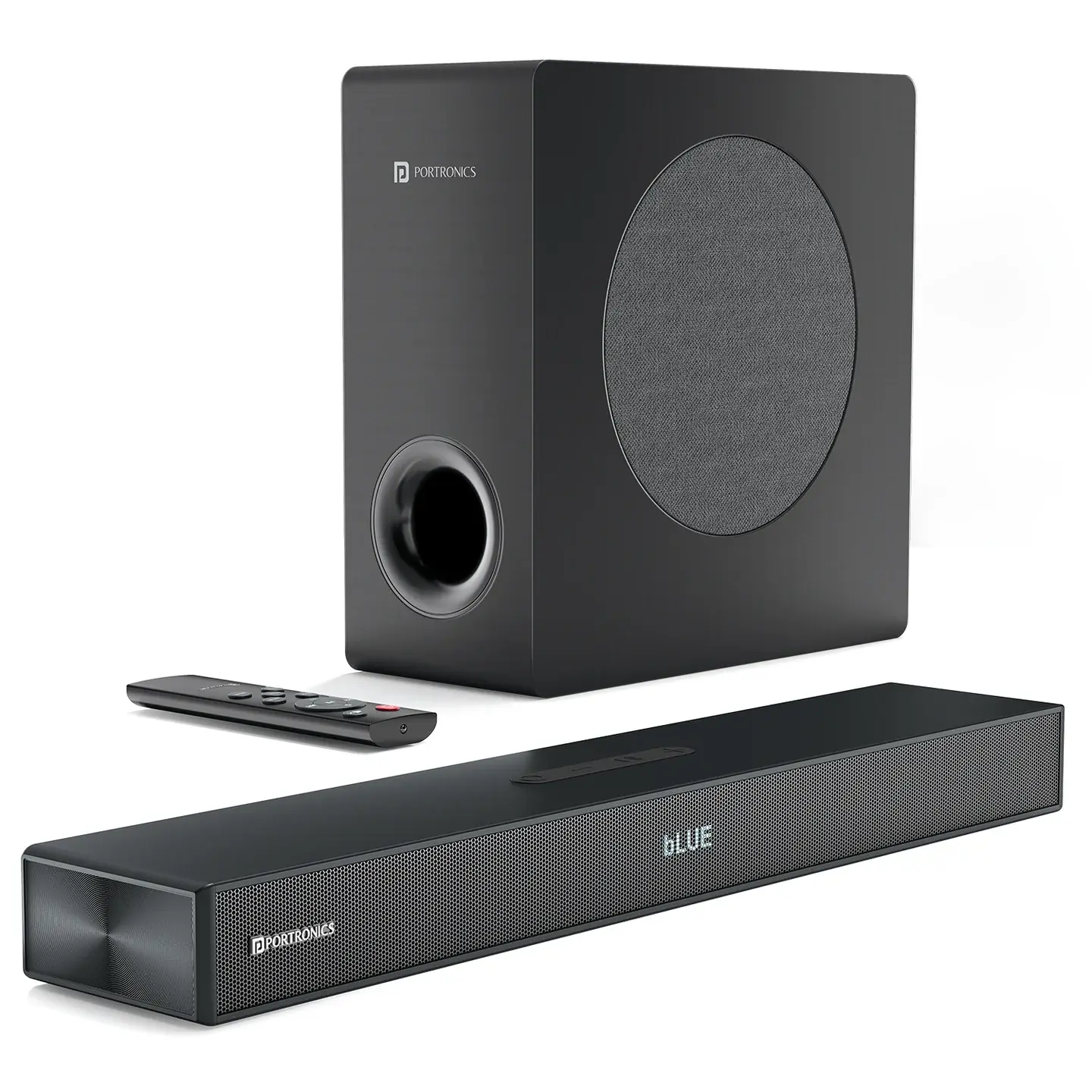 Portronics Pure Sound 110 140W HD Sound 2.1 Home Theatre With Wired Subwoofer