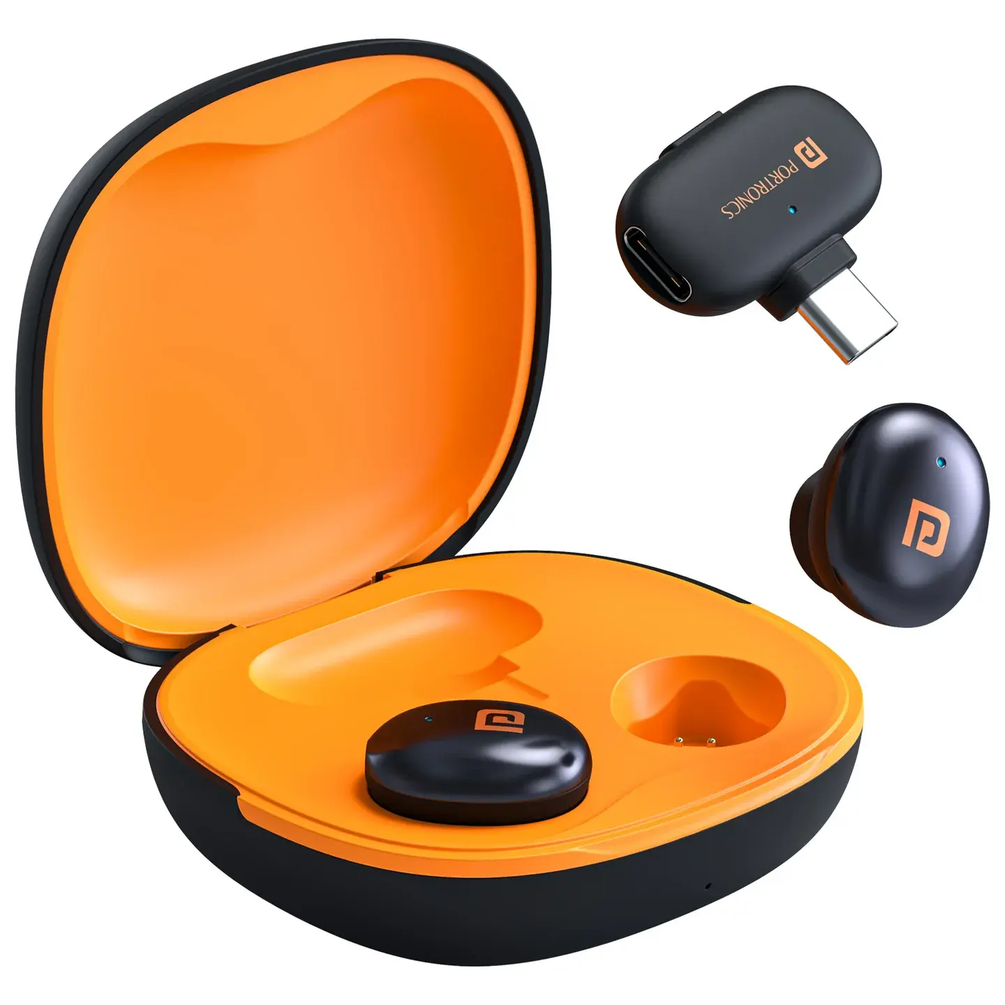 Portronics Vlogmate Neo AI Wireless Dual Microphone