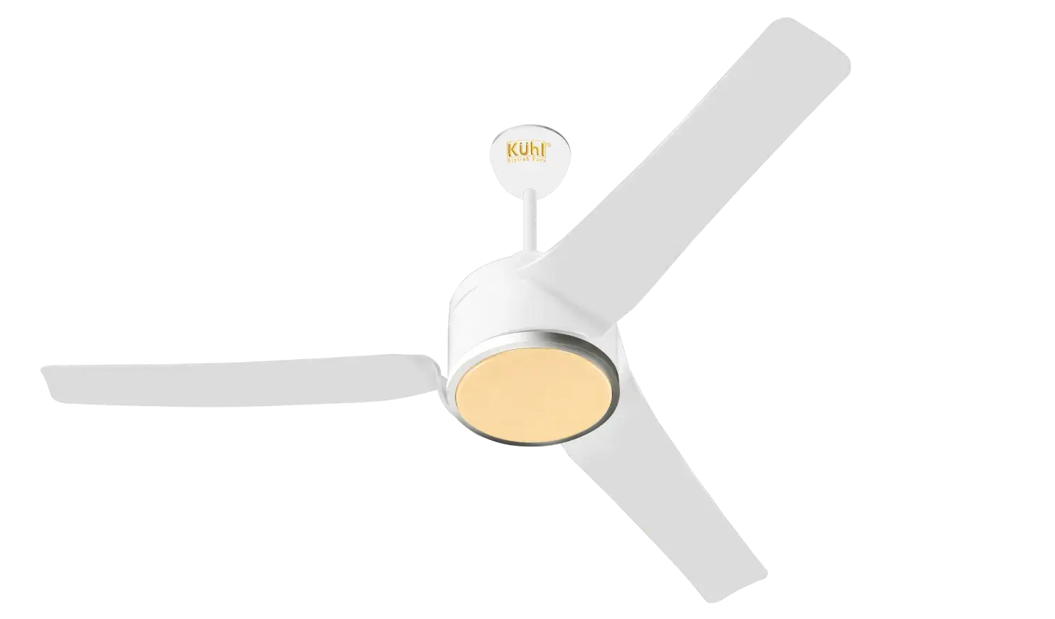 KUHL Ritzz R3 1320 mm 65% Power Saving IOT BLDC Ceiling Fan With Remote