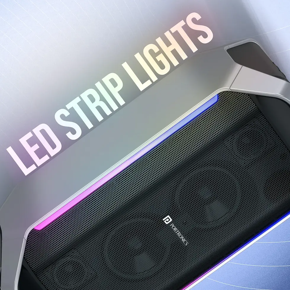 Thumbnail: Portronics Dash 13 150W Portable Party Speaker With Wireless Karaoke Mic