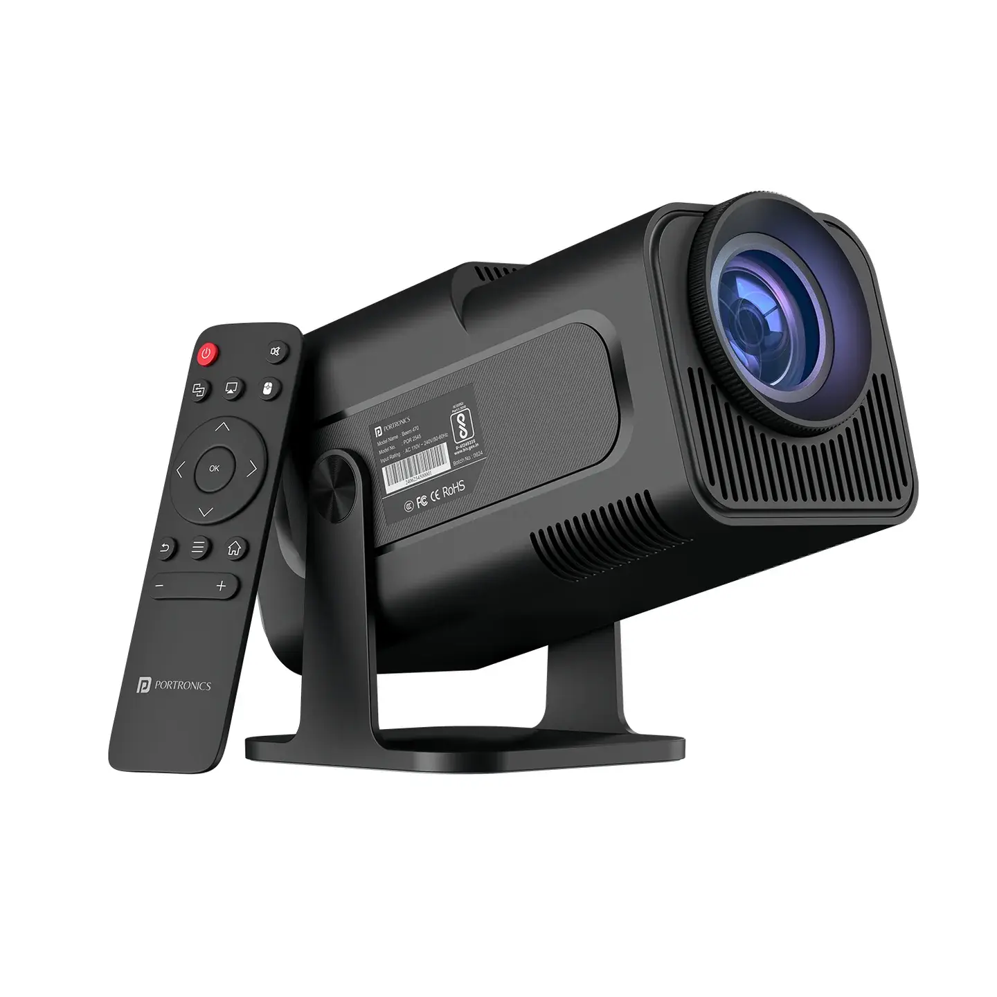 Portronics Beem 470 Smart Android LED Projector with 1080p Full HD Resolution