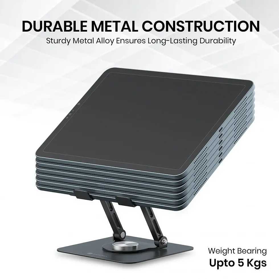 Thumbnail: Portronics My Buddy A1 Portable Tablet & Mobile Stand