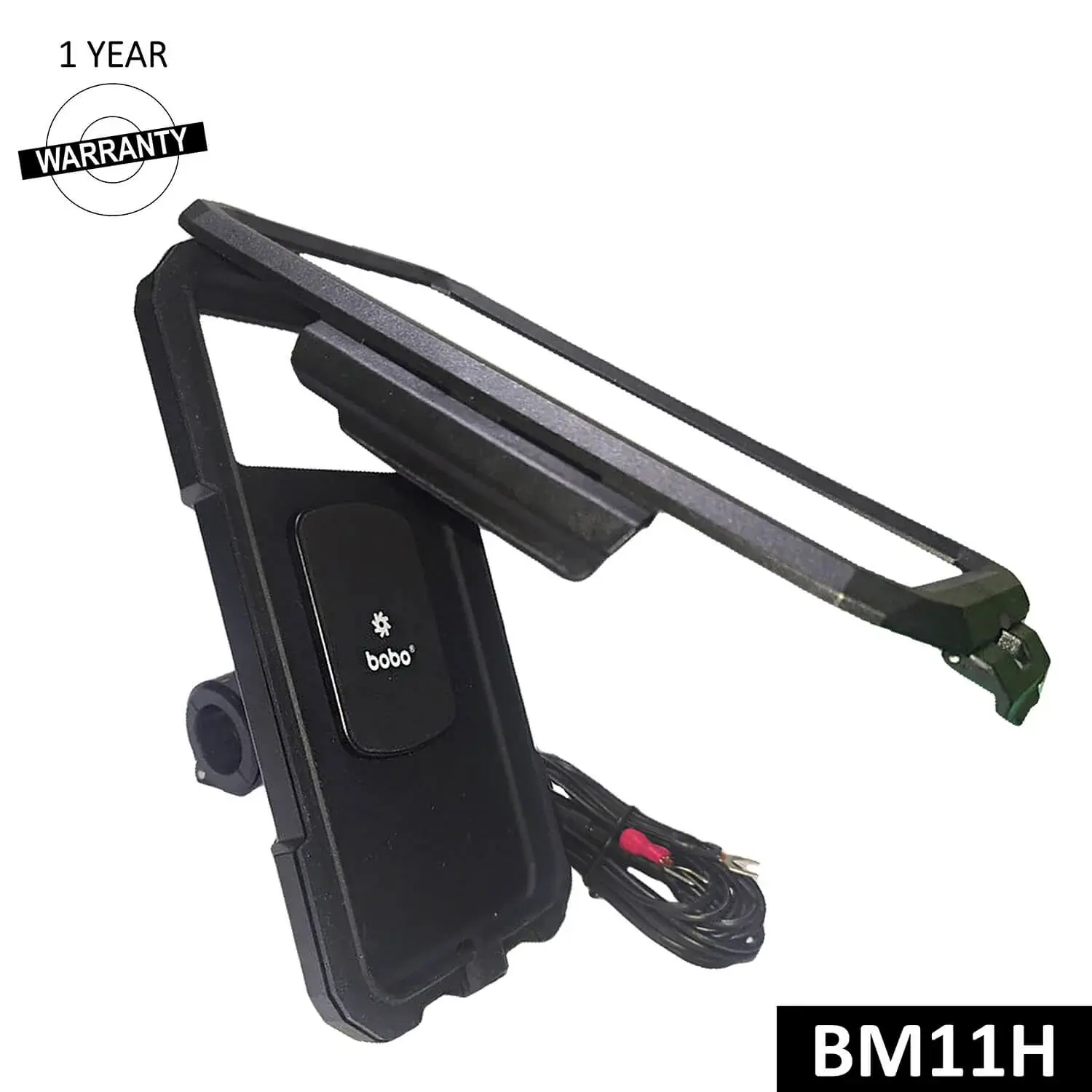 BOBO BM11 Fully Waterproof Bike Phone Holder (with Fast 15W Wireless Charger)