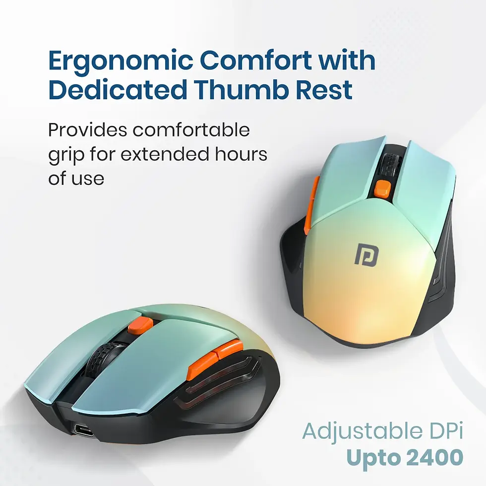 Thumbnail: Portronics Key12 Combo Wireless Keyboard Mouse Combo For PC