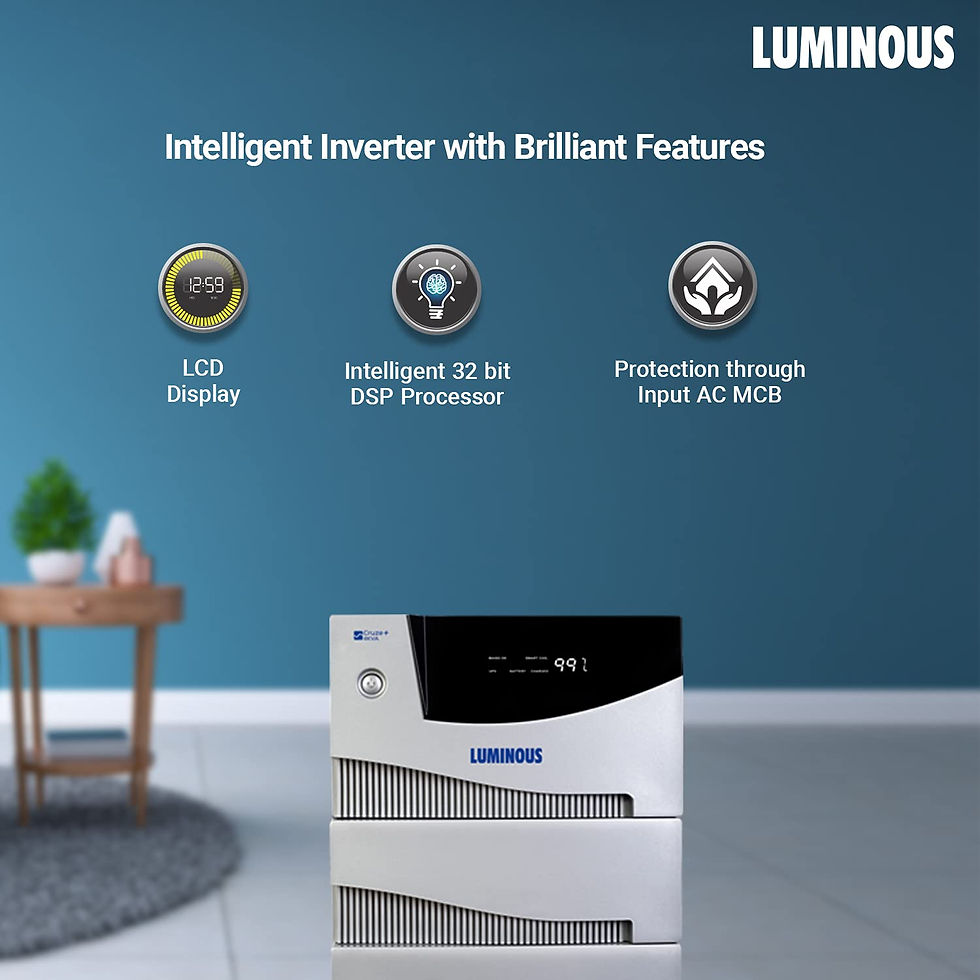 Thumbnail: Luminous 4KVA Cruze+ Sine Wave UPS Inverter