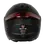 Thumbnail: Ignyte IGN-8 With (PC) Red Spoiler Glossy ISI/DOT Certified Full Face Helmet