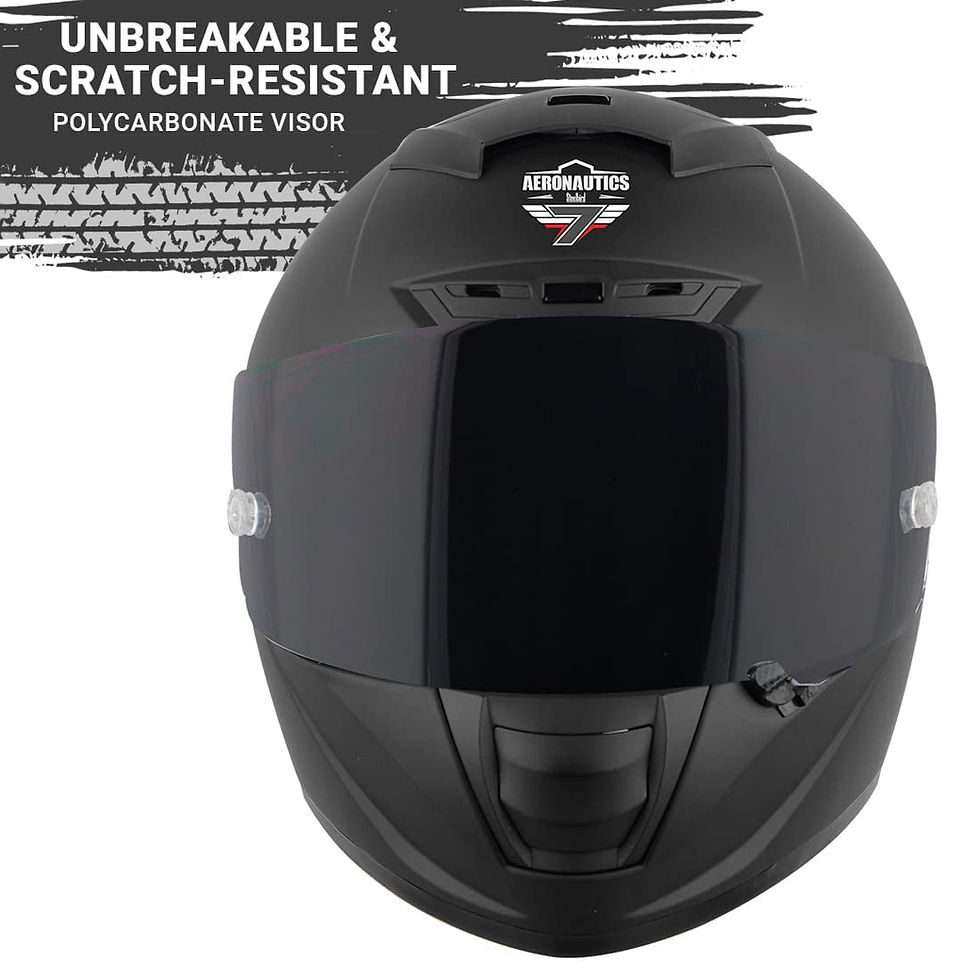 Thumbnail: Steelbird SA-5 7Wings Aeronautics Full Face ISI/DOT Certified Helmet