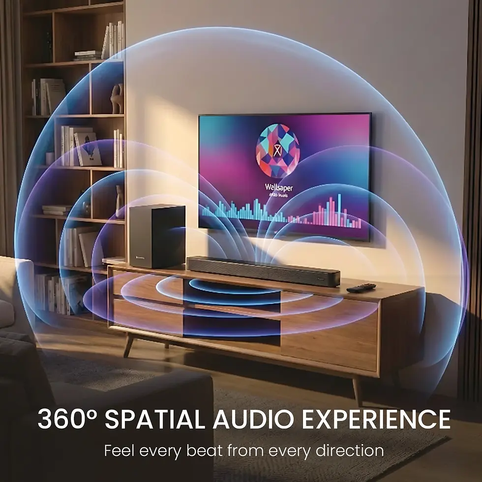 Thumbnail: Portronics Spatial Arc 200W 2.1 Channel Home Theatre With Wired Subwoofer