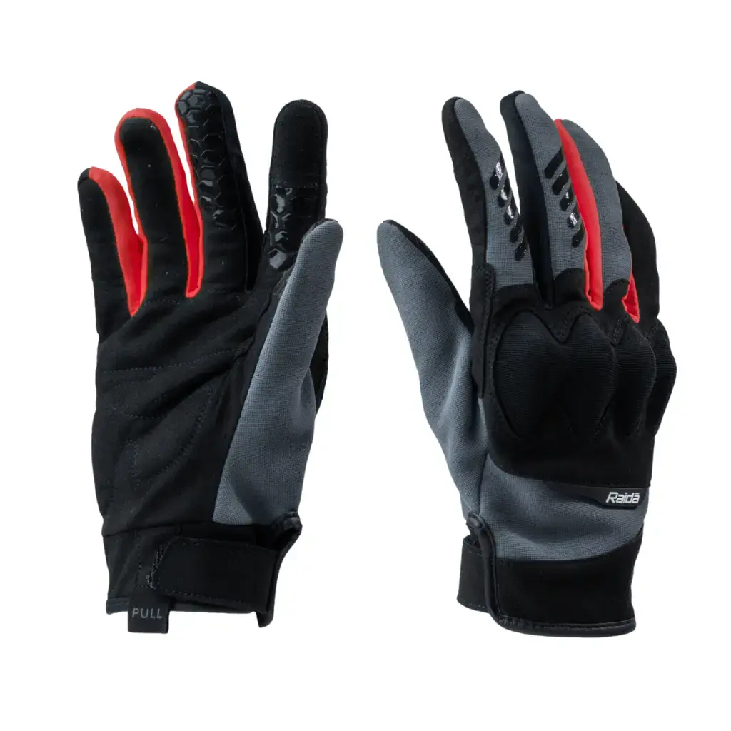 Raida Trailcraft Off-Road Gloves (Red)