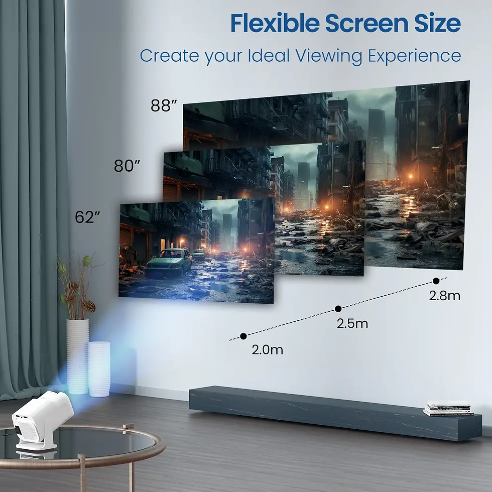 Thumbnail: Portronics Beem 470 Mini Portable Smart LED Projector with 720p HD Resolution
