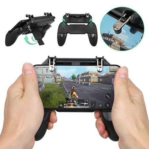 Mobile Games Metal PUBG Trigger Joystick Controller W10