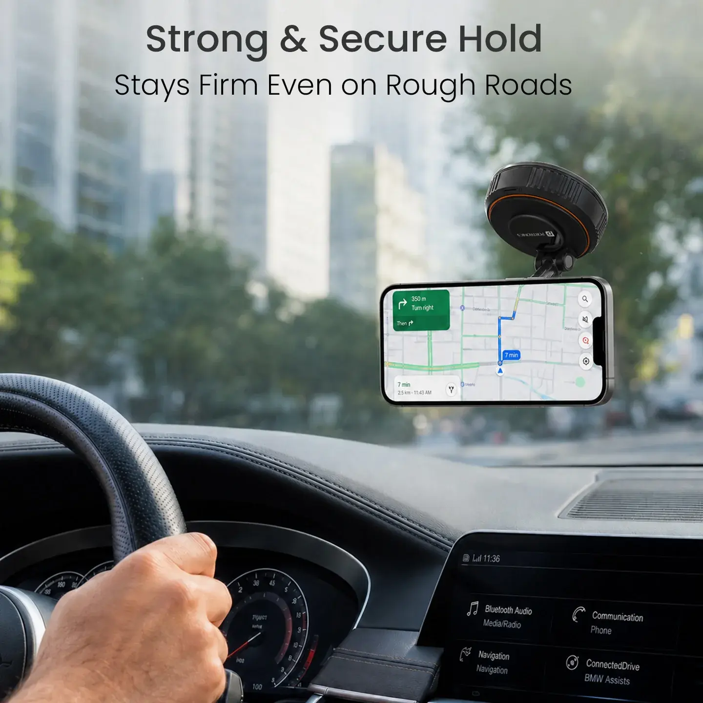 Portronics Hold Y Universal Mobile Phone Stand & Magnetic Holder