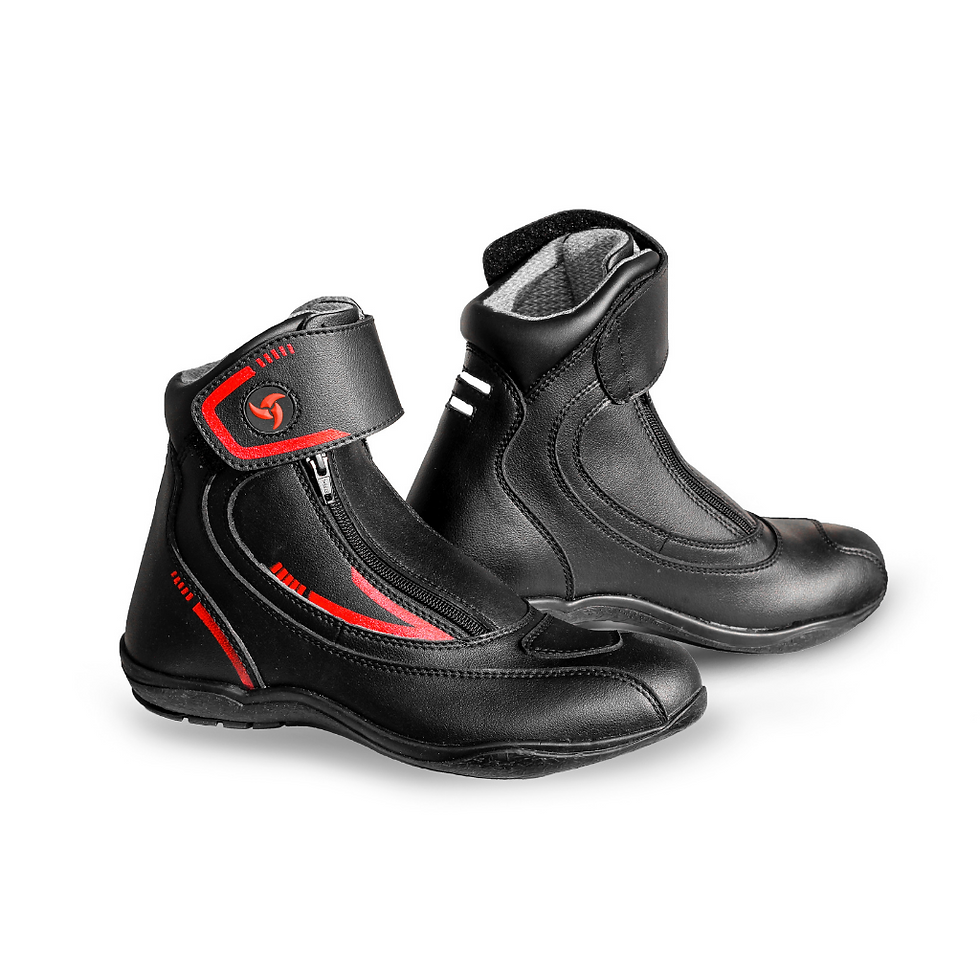 Raida Tourer Motorcycle Boots (Red)