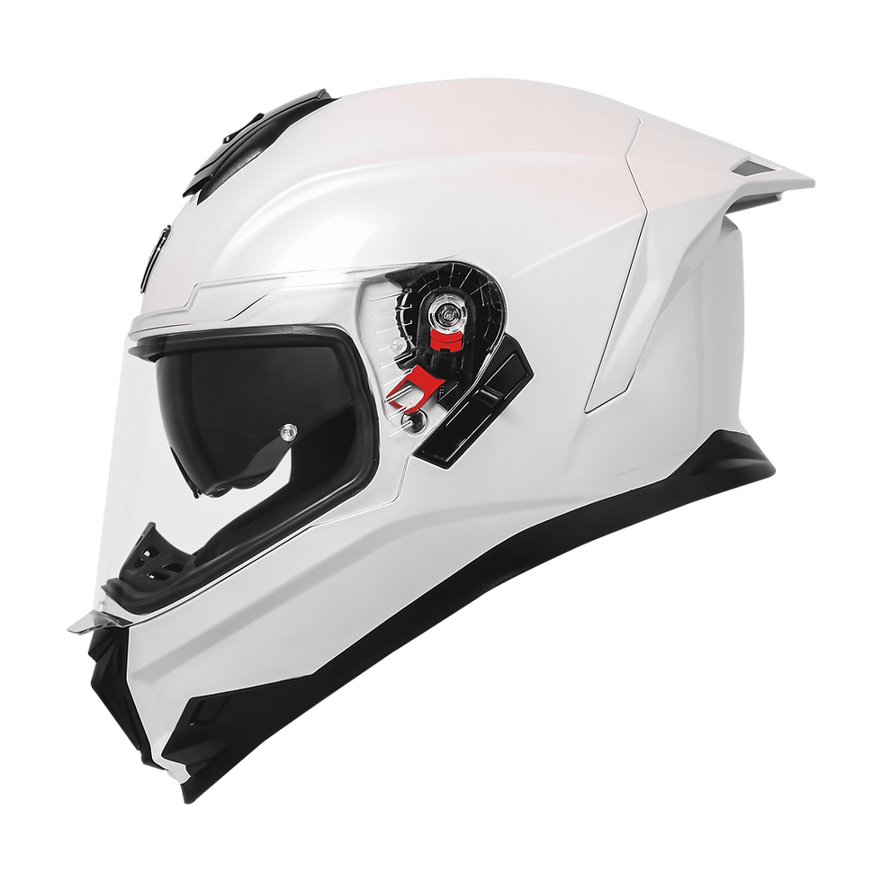 Steelbird SBH-57 ISS Fighter ISI and DOT Certified Pearl Chrome Full Face Helmet