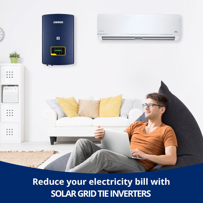 Thumbnail: Luminous 3KW Nxi 130 Solar Grid Tie Inverter