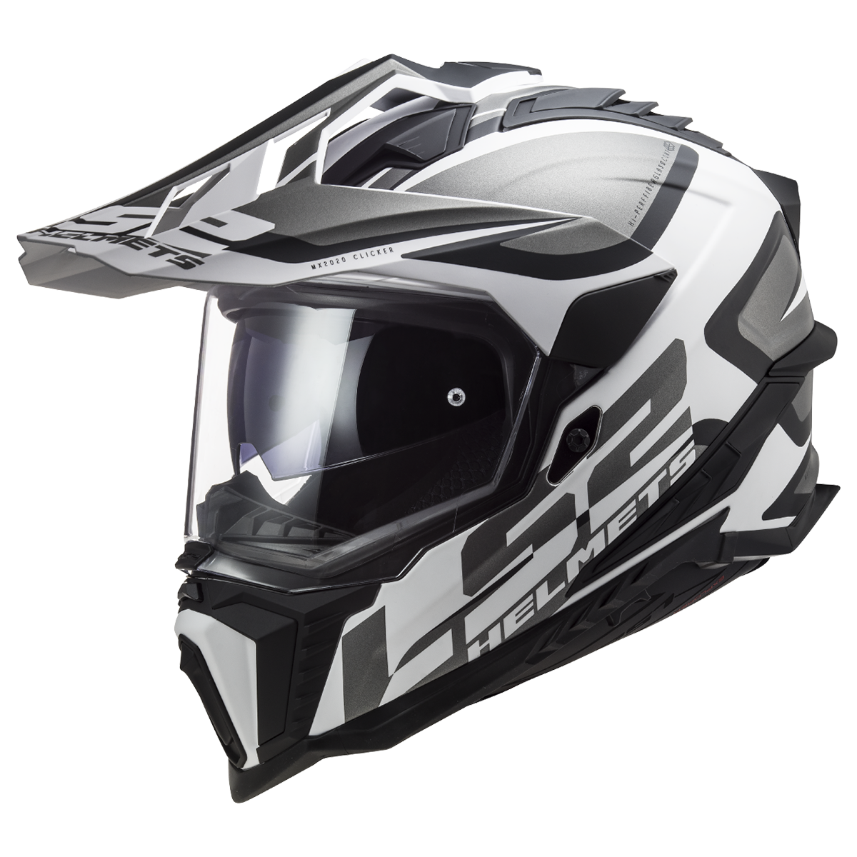 LS2 MX701 Explorer Alter Matt Black White-06 Helmet