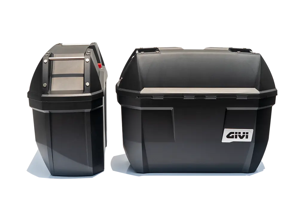 Thumbnail: GIVI Monokey Side Case Pannier Pair E23N (Black)