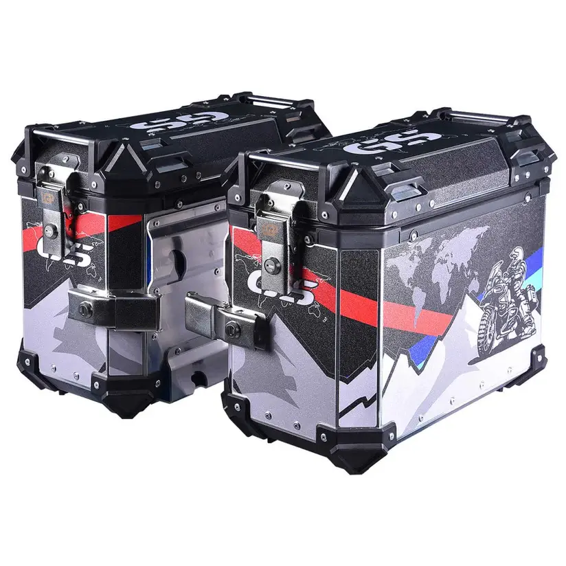 Thumbnail: LGP 38L Aluminium GS Graphics Panniers