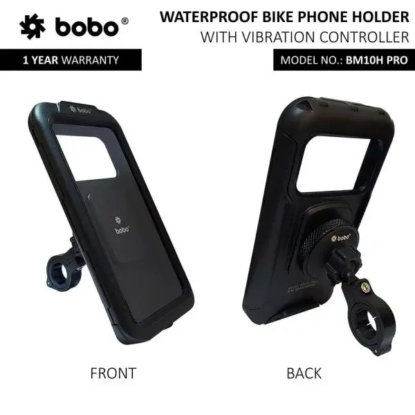 Thumbnail: BOBO BM10H PRO Fully Waterproof Bike / Cycle Phone Holder with Vibration Control
