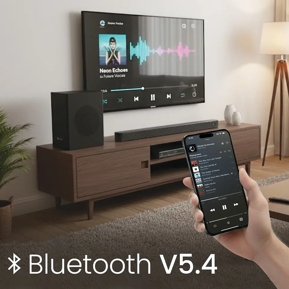 Thumbnail: Portronics Spatial Arc 200W 2.1 Channel Home Theatre With Wired Subwoofer