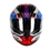 Thumbnail: Ignyte IGN-7 Space Robot Glossy Certified Full Face Helmet (Color: Black)