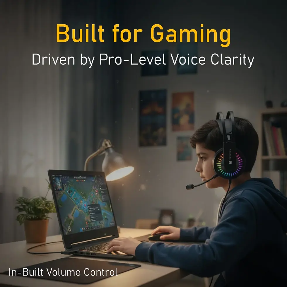 Thumbnail: Portronics Ravn Wired Gaming Headphone