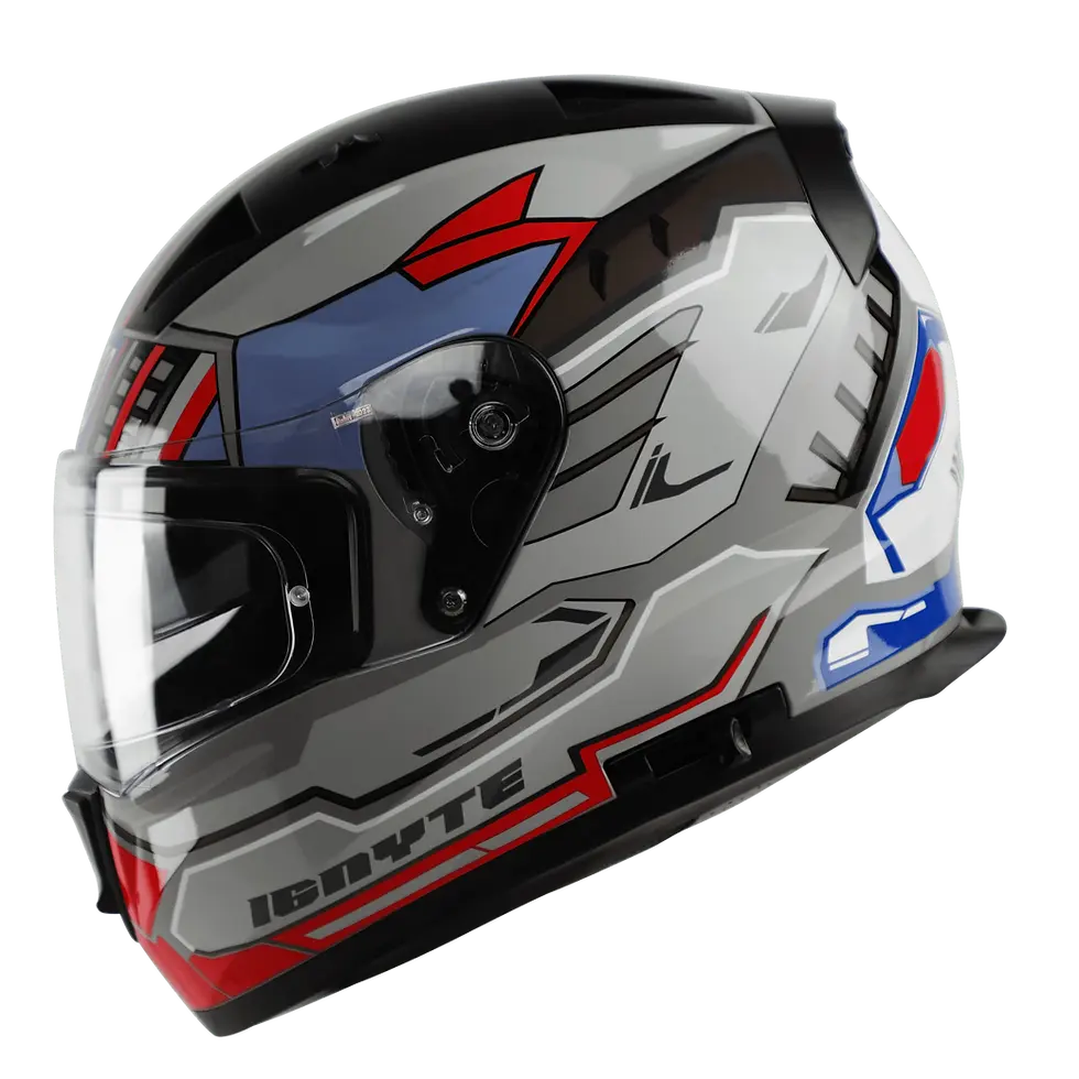 Thumbnail: Ignyte IGN-7 Space Robot Glossy ISI/DOT Certified Full Face Helmet