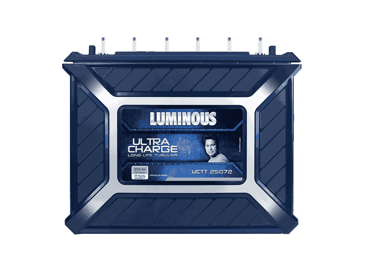 Luminous Ultra Charge UCTT 25072 200Ah Tall Tubular Inverter Battery