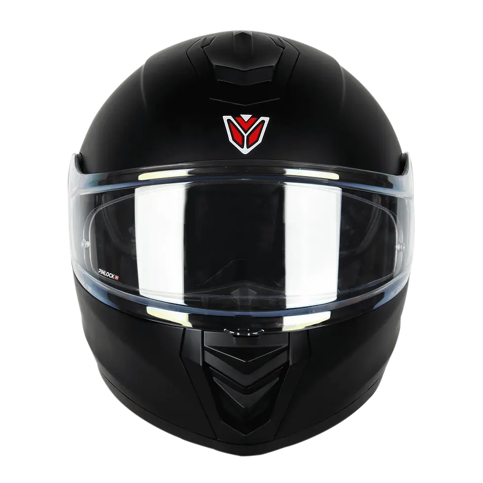 Thumbnail: Ignyte IGN-8 With (PC) Red Spoiler Mat ISI/DOT Certified Full Face Helmet