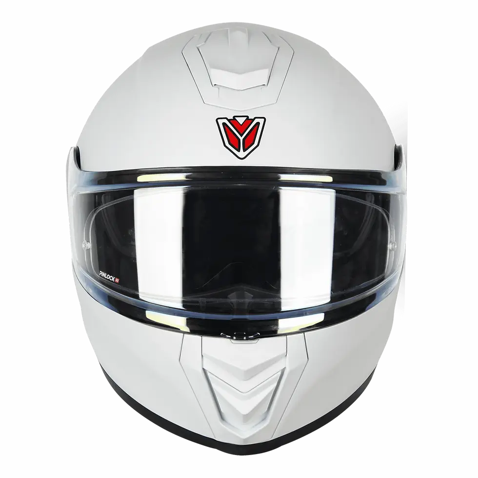 Thumbnail: Ignyte IGN-8 With (PC) Glossy White Spoiler ISI/DOT Certified Full Face Helmet