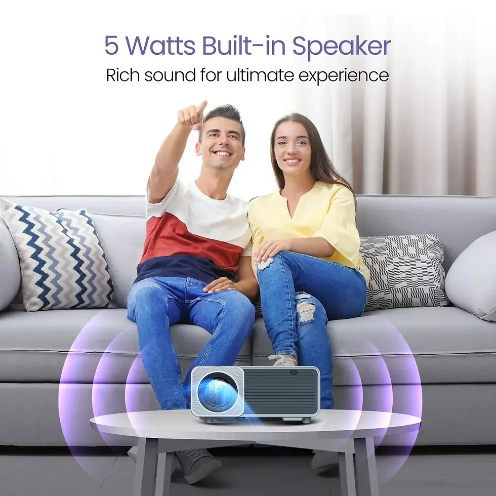 Thumbnail: Portronics Beem 450 Smart LED Bluetooth Projector with 1080p Full HD Resolution
