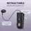 Thumbnail: Portronics Harmonics Klip 7 Retractable Bluetooth Music & Calling Earphone