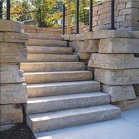 dimensional steps high format rosetta hardscapes