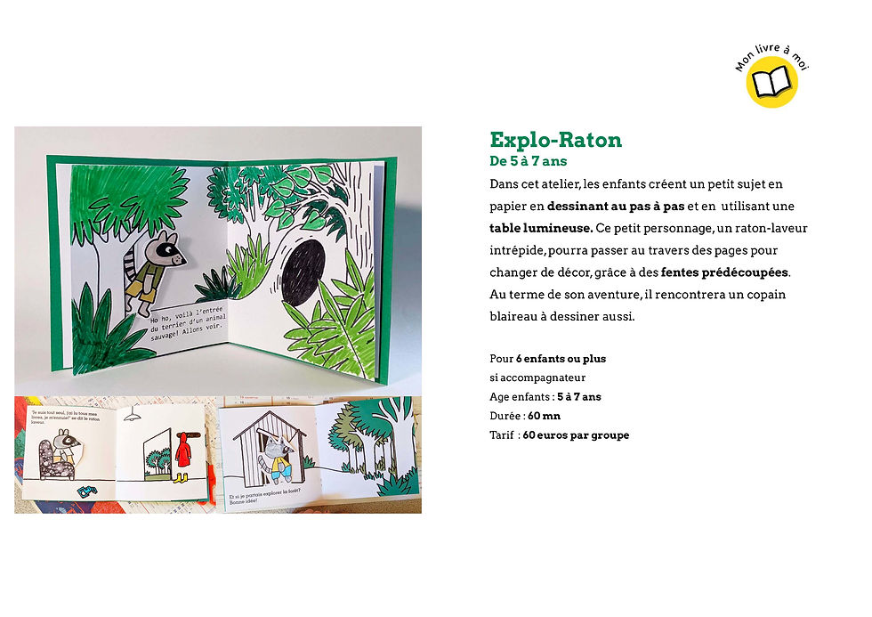 Le catalogue des ateliers s'agrandit.