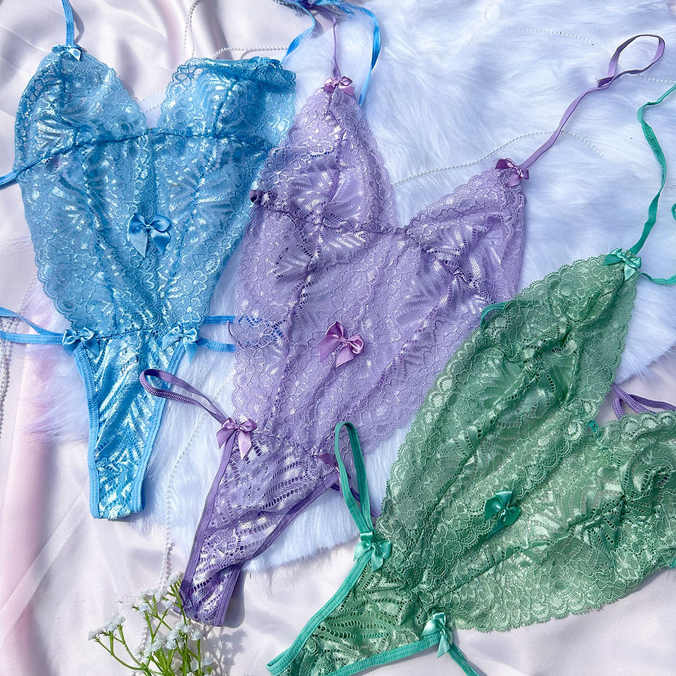 Miniatura: Body Sensual em Renda Vazada Elegance