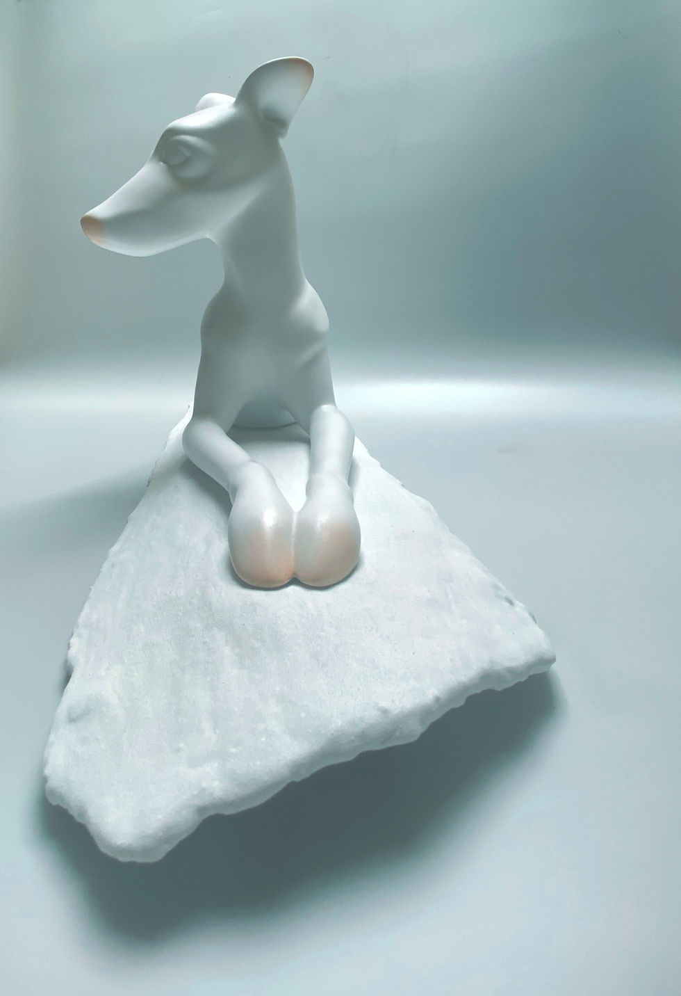 Thumbnail: Italian Greyhound On Bark