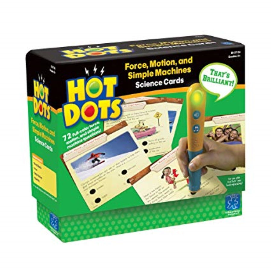 Hot Dots® Science Set, Force, Motion, and Simple Machines