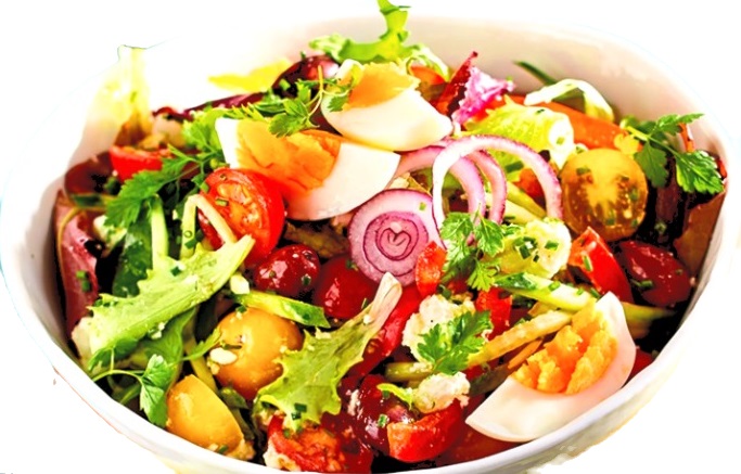 Arranged Food and Objects