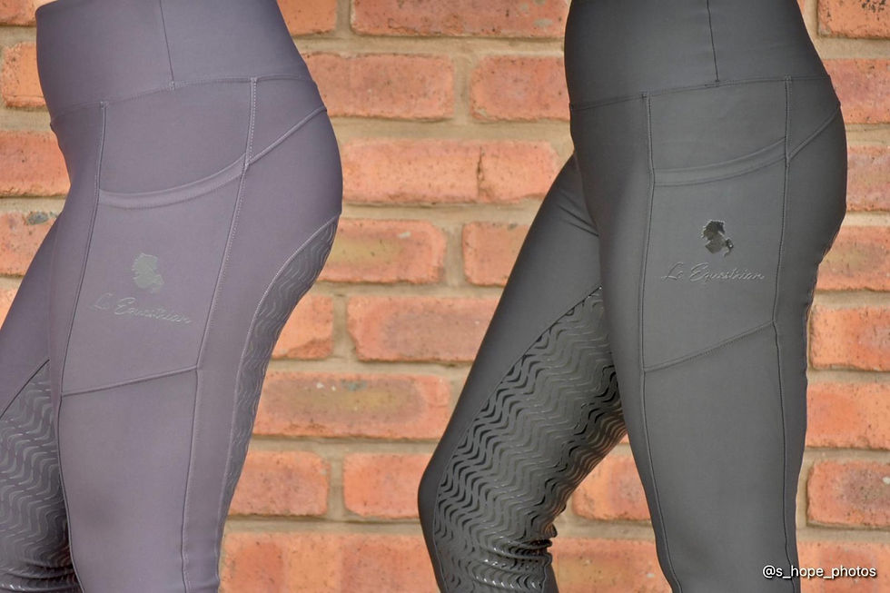 Thumbnail: Grey Equestrian Leggings