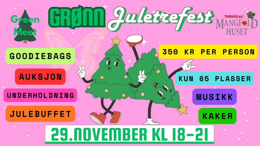 Grønn juletrefest i Trondheim