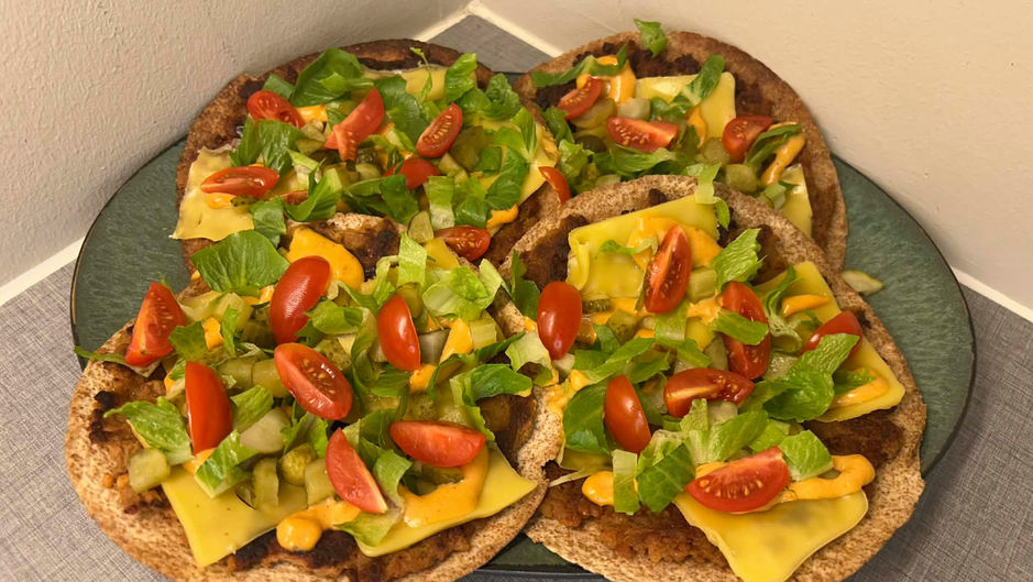 Big mac smash burger tacos