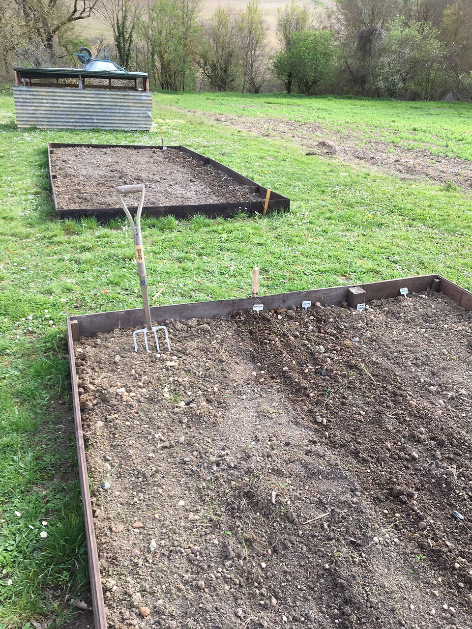 Raised beds