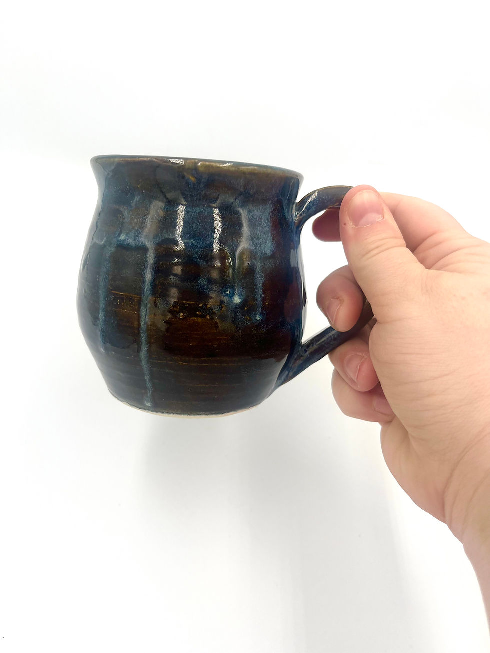 Thumbnail: Blue and brown Drip Mug