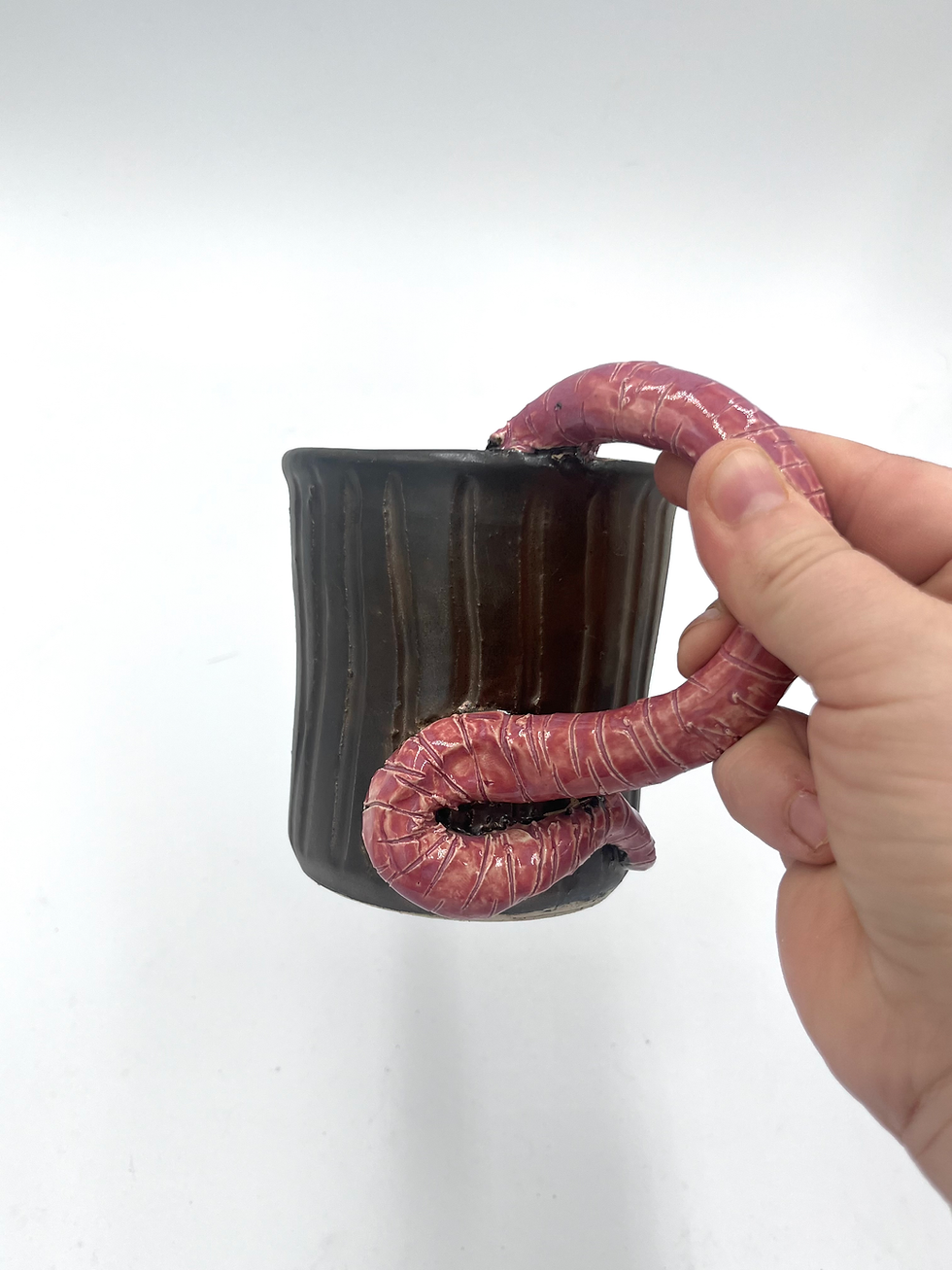 Thumbnail: Possum Mug- Dark Pink Tail (3)