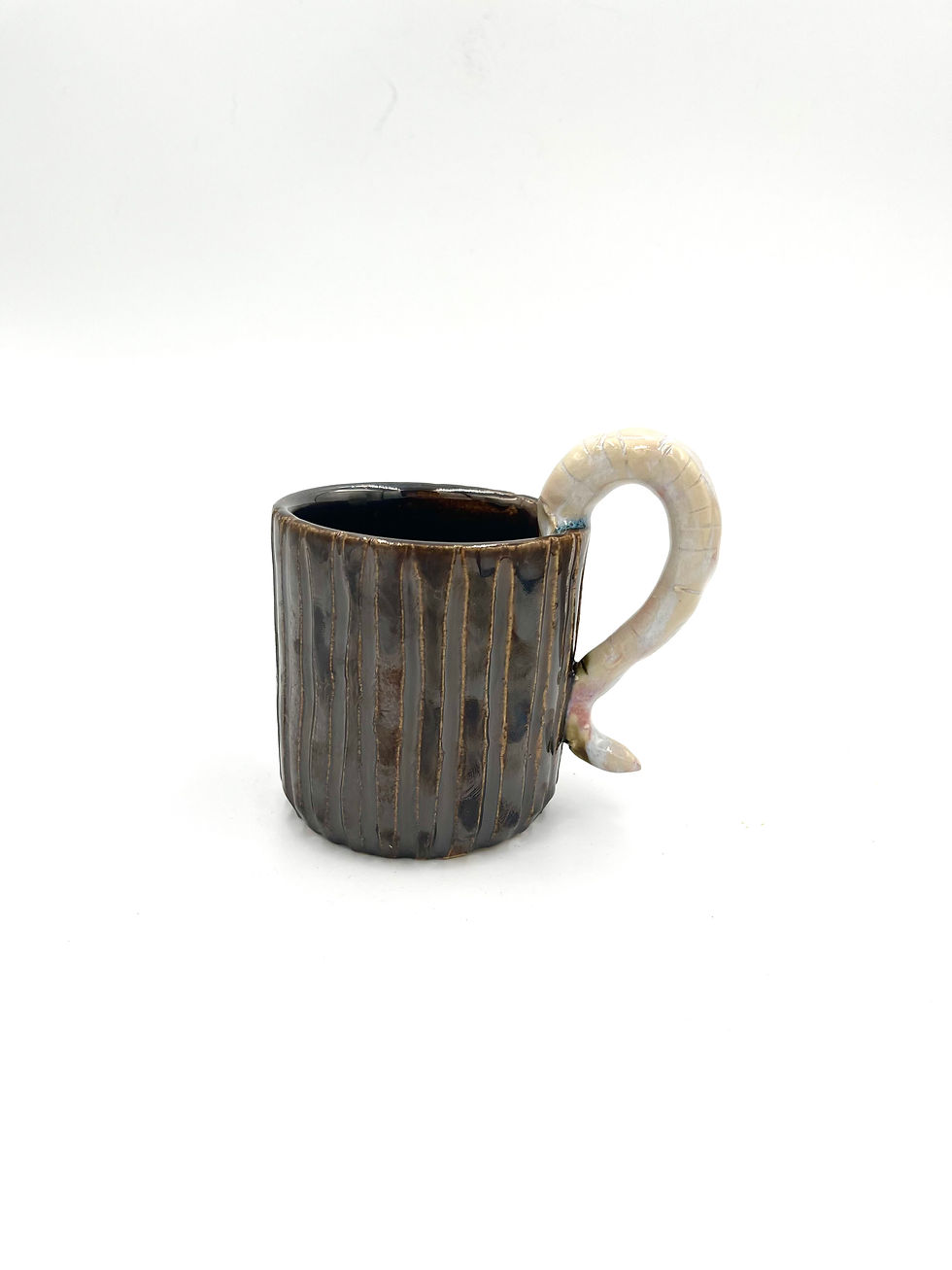 Thumbnail: Possum tail mug- Pewter Glaze- 4