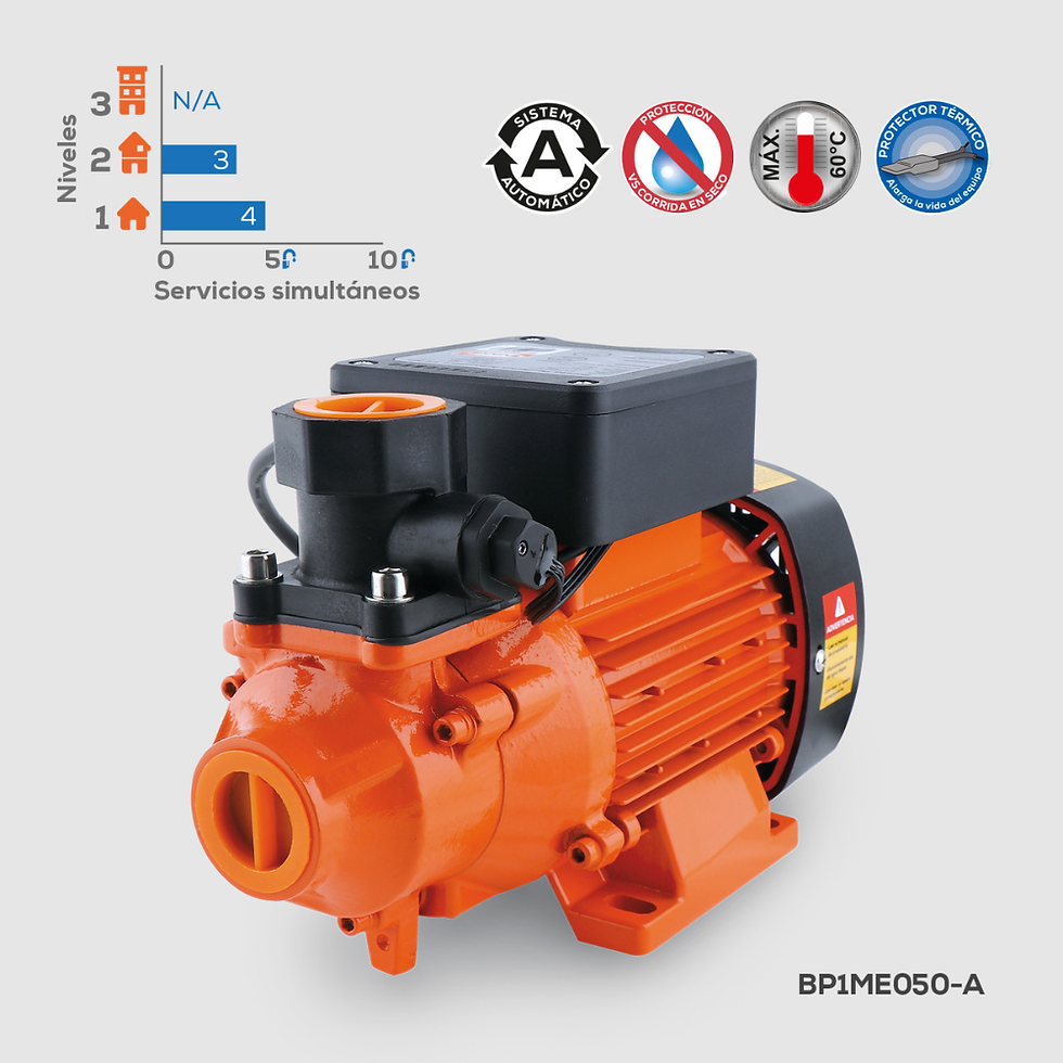 Miniatura: Bomba periférica 0.5 HP automática 110V